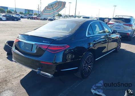 2025 Mercedes-Benz S 580 4Matic из США, поврежденный, VIN W1K6G7GB7SA317458